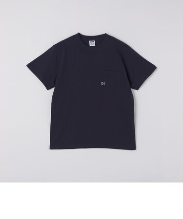 【WEB限定】SHIPS: エンブロイダリー SHロゴ ポケット Tシャツ