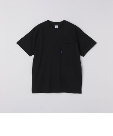 【WEB限定】SHIPS: エンブロイダリー SHロゴ ポケット Tシャツ