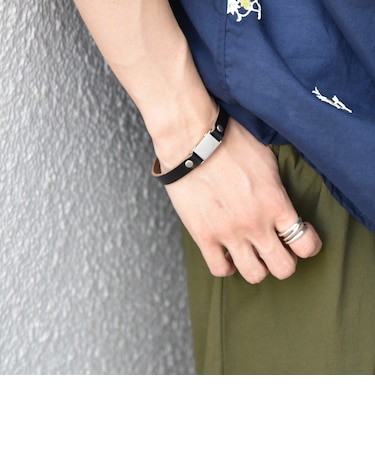 SHIPS any: HORWEEN マグネット シングル ブレスレット◆