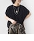 《予約》【WEB限定】シアー ワッフル スリット TEE