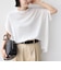 《予約》【WEB限定】シアー ワッフル スリット TEE