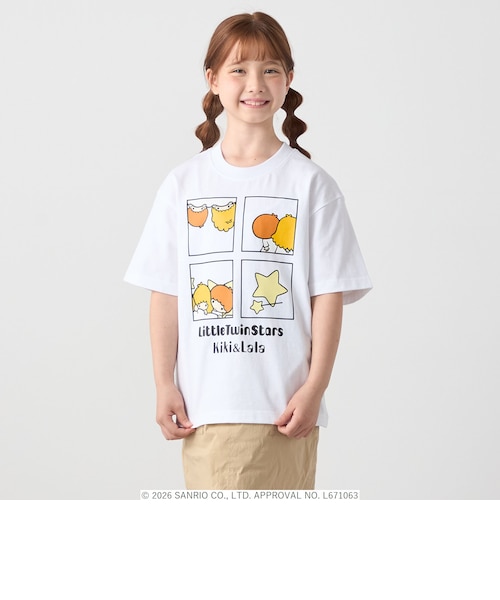 LITTLE TWIN STARS × SHIPS any: リトルツインスターズ プリント TEE