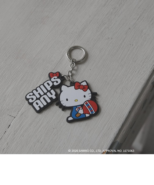 Hello Kitty × SHIPS any: ハローキティ ラバー キー チャーム