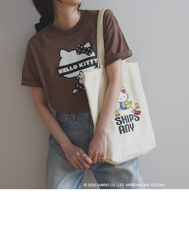 Hello Kitty × SHIPS any: ハローキティ プリント TEE