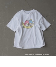LITTLE TWIN STARS × SHIPS any: リトルツインスターズ プリント TEE