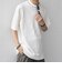 SHIPS any:〈洗濯機可能〉エアロ スケープ メッシュ 鹿の子 リブ Tシャツ◆