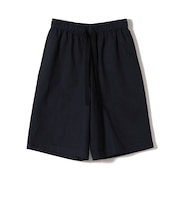 SHIPS Primary Navy Label:〈手洗い可能〉コットン キュロット ショーツ