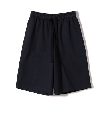 SHIPS Primary Navy Label:〈手洗い可能〉コットン キュロット ショーツ
