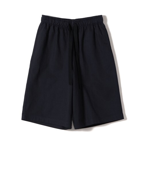 SHIPS Primary Navy Label:〈手洗い可能〉コットン キュロット ショーツ