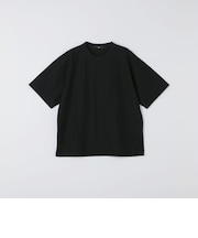 SHIPS:〈接触冷感〉リネン ライク ジャカード ショートスリーブ Tシャツ
