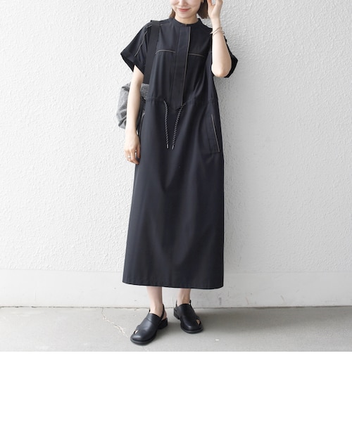 COMFY ドロスト ワンピース ―吸水速乾 UVカット ウォッシャブル― 吸水
