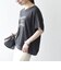 SHIPS any:〈洗濯機可能〉シアー 裏毛 ロゴ TEE
