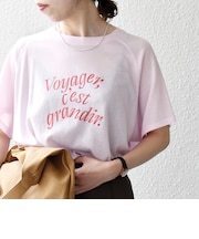 SHIPS any:〈洗濯機可能〉シアー 裏毛 ロゴ TEE