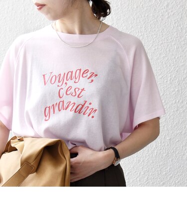 SHIPS any:〈洗濯機可能〉シアー 裏毛 ロゴ TEE