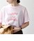 SHIPS any:〈洗濯機可能〉シアー 裏毛 ロゴ TEE