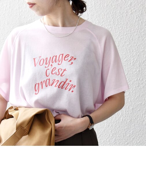 SHIPS any:〈洗濯機可能〉シアー 裏毛 ロゴ TEE
