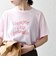 SHIPS any:〈洗濯機可能〉シアー 裏毛 ロゴ TEE