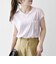 SHIPS any:〈洗濯機可能〉シアー 裏毛 クルーネック フレンチ スリーブ TEE