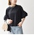 SHIPS any:〈洗濯機可能〉フリル スリーブ クルーネック コンパクト TEE