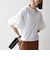 SHIPS any:〈洗濯機可能〉フリル スリーブ クルーネック コンパクト TEE