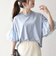 SHIPS any:〈洗濯機可能〉フリル スリーブ クルーネック コンパクト TEE