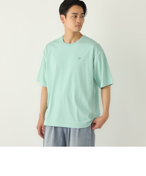【WEB限定】SHIPS Colors:〈汗染み防止〉タイニーロゴ Tシャツ