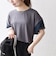 《予約》SHIPS any:〈手洗い可能〉カノコ チュール コンビ ワイド TEE