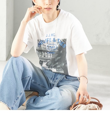 J.J.MERCER:プリントTEE