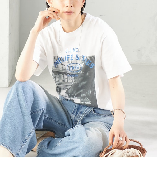 J.J.MERCER:プリントTEE