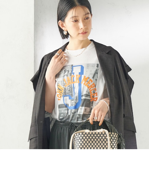 J.J.MERCER:プリントTEE