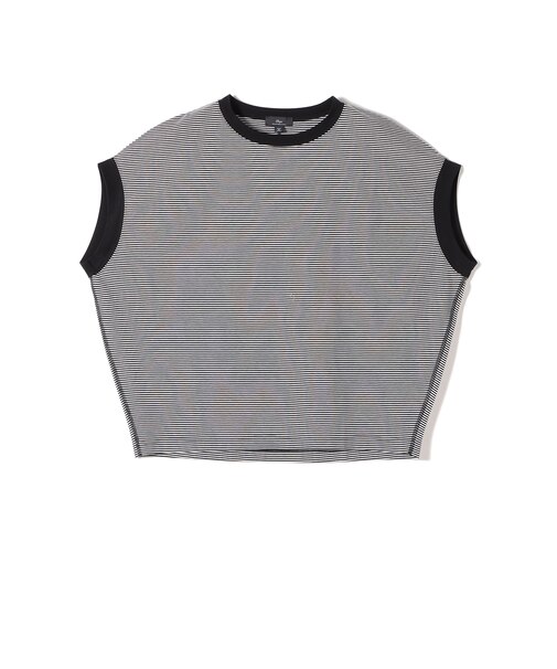 SHIPS Primary Navy Label:〈手洗い可能〉サイロ プレミアム TEE