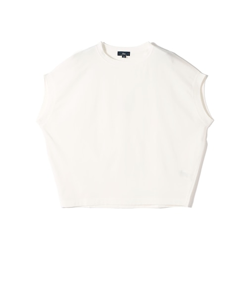 SHIPS Primary Navy Label:〈手洗い可能〉サイロ プレミアム TEE