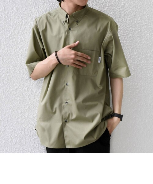 SHIPS any別注】Coleman:〈接触冷感/UVカット〉ZERO-TEX(R) ボタン
