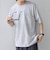 SHIPS any:〈接触冷感/吸水速乾/UVカット/遮熱〉Raylock ダブルフェイス ポケット Tシャツ