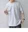 SHIPS any:〈接触冷感/吸水速乾/UVカット/遮熱〉Raylock ダブルフェイス ポケット Tシャツ