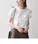 《予約》SHIPS any:〈洗濯機可能〉ジャージー フリル TEE