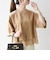 《予約》SHIPS any:〈洗濯機可能〉ジップ レース ヘム ハーフスリーブ TEE