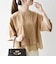 《予約》SHIPS any:〈洗濯機可能〉ジップ レース ヘム ハーフスリーブ TEE