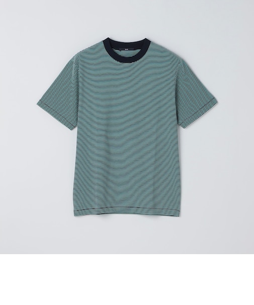 SHIPS:〈消臭〉Deo-Papi(R) ボーダー ショートスリーブ Tシャツ
