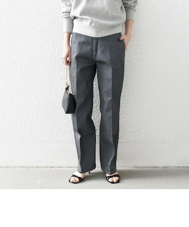 【SHIPS any別注】Dickies:〈洗濯機可能〉ツイル チノ パンツ