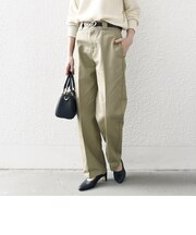 【SHIPS any別注】Dickies:〈洗濯機可能〉ツイル チノ パンツ