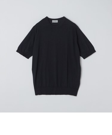 JOHN SMEDLEY: KEMPTON シーアイランド コットン ニット Tシャツ
