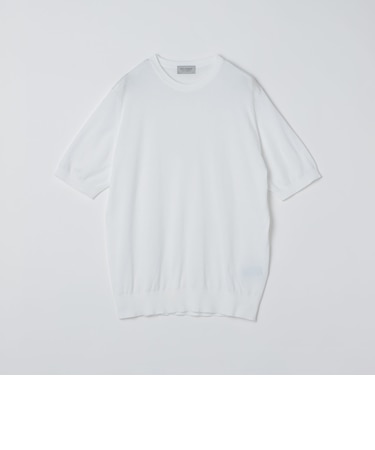 JOHN SMEDLEY: KEMPTON シーアイランド コットン ニット Tシャツ