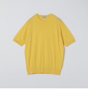 JOHN SMEDLEY: KEMPTON シーアイランド コットン ニット Tシャツ