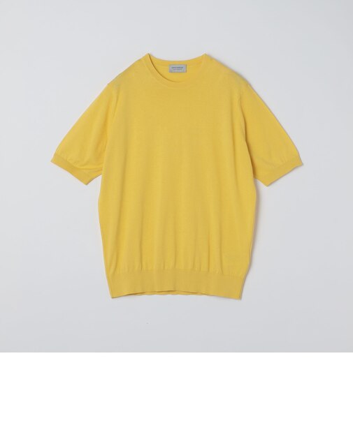 JOHN SMEDLEY: KEMPTON シーアイランド コットン ニット Tシャツ