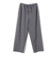 SHIPS Primary Navy Label:〈手洗い可能〉サマー ウール イージー パンツ