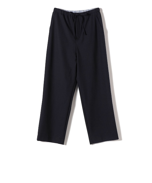 SHIPS Primary Navy Label:〈手洗い可能〉サマー ウール イージー パンツ