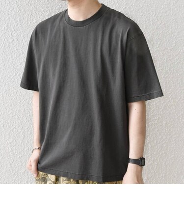 【SHIPS any別注】ONEITA:〈洗濯機可能〉ピグメント ダイ リラックス Tシャツ◆