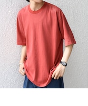 【SHIPS any別注】ONEITA:〈洗濯機可能〉ピグメント ダイ リラックス Tシャツ◆