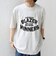 【SHIPS any別注】ONEITA:〈洗濯機可能〉ピグメント ダイ リラックス プリント Tシャツ◆